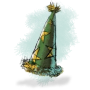 Green hat illustration