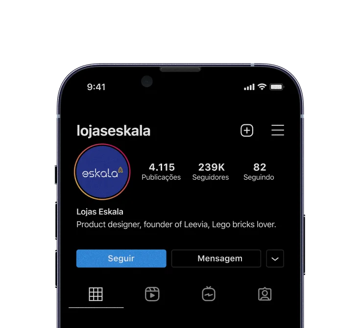 Eskala's instagram profile