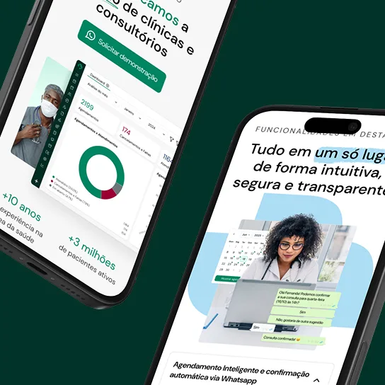 Isysmed website in mobile versions