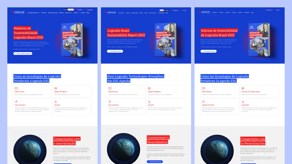 Visual arts representing ESG materials