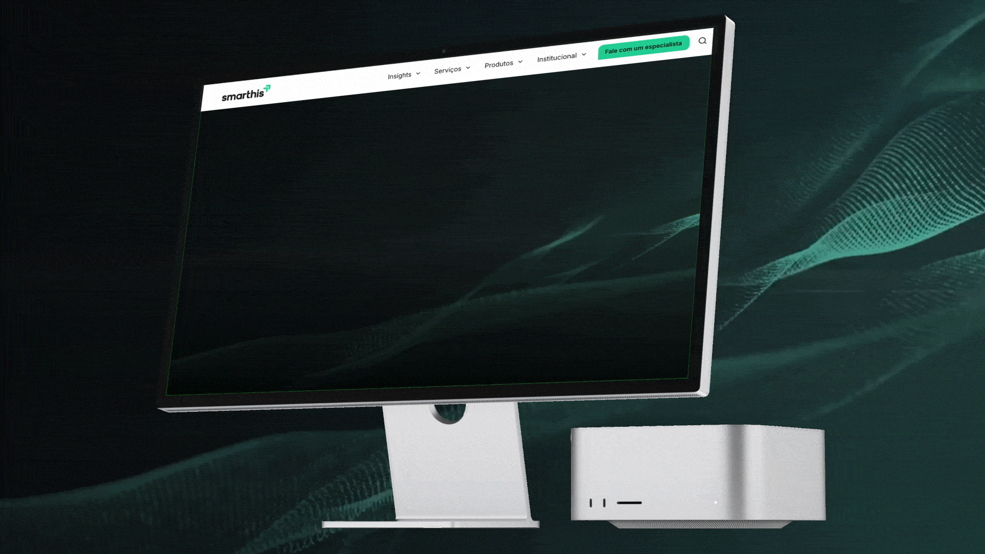 GIF animation showcasing the Smarthis desktop page