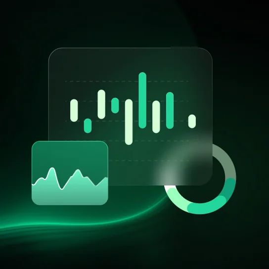 Static data showcasing website performance